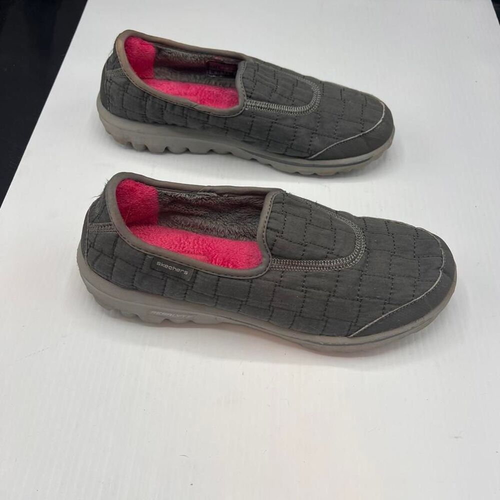 Skechers Women's Grey and Black Trainers